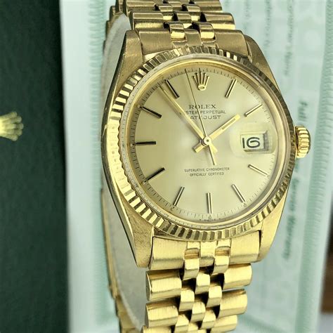 rolex 1601 gold writings|rolex datejust 1601 for sale.